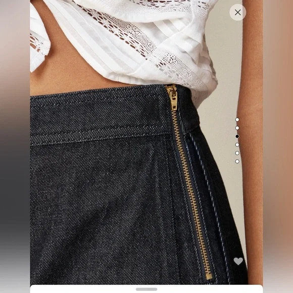 J crew denim skort size 6 NWT - Picture 3 of 5